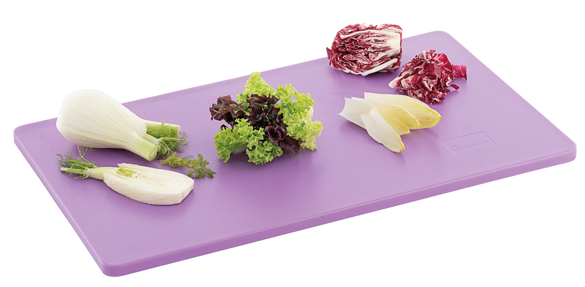 Planche à Découper Easy - GN 1/1 - Violet - Epaisseur 14 mm - Bartscher