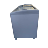 Stainless Steel Look Freezer with Sliding Glass Doors - 500 L - TENSAI