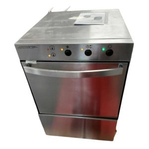 Profesionali indaplovė su skalavimo skysčio ir ploviklio dozatoriumi - 40 x 40 cm - Dynasteel