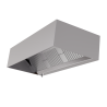 Kubinis 1100 LED stalo dangtis be variklio - Dynasteel kokybės nerūdijantis plienas AISI 304