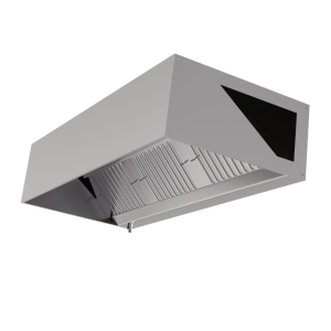 Kubinis 1100 LED stalo dangtis be variklio - Dynasteel kokybės nerūdijantis plienas AISI 304