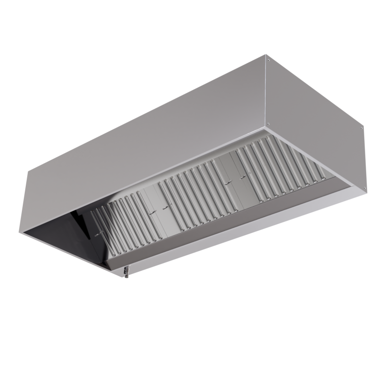 Cubic Hood 1100 LED Without Motor - Dynasteel Quality Stainless Steel AISI 304