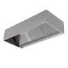 Hotte Cubique Led 2000mm Sans Moteur Dynasteel - Professionnelle Premium