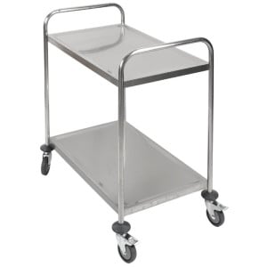 Chariot Inox à 2 Plateaux - Reconditionné
