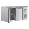 Table Réfrigérée Positive 2 Portes 228 L Ventilée Inox