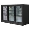 Arrière-Bar Réfrigéré 320 L 3 Portes Vitrées Coulissantes