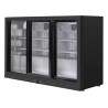 Refrigerated Back Bar 320 L 3 Sliding Glass Doors