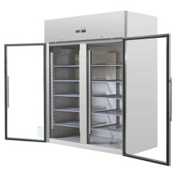 Positive Refrigerated Cabinet 2 Glass Doors GN2/1 - 1400 L