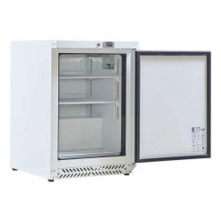 Mini neigiama šaldymo spinta 170 L -18°C balta
