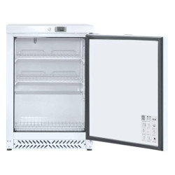 Mini neigiama šaldymo spinta 170 L -18°C balta