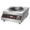 Wok indukcijai Pro 3500 W nerūdijantis plienas — Įgaubta zona Ø227