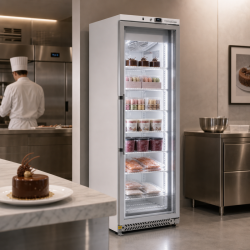 Freezer Cabinet 400 L Glazed Ventilated Cold -18/-22°C