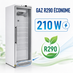 Freezer Cabinet 400 L Glazed Ventilated Cold -18/-22°C