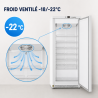 590 L Šaldiklio spinta Ventiliuojamas šaltis -18/-22°C