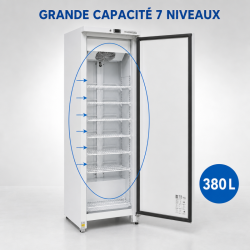 380 L Ventilated Cold Freezer Cabinet -18/-22 °C