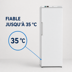 Ventiliuojama šaldymo spinta 527 L +2/+8 °C — Pilnos durys