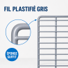 Grid for Saladette 560 x 330 mm — Plastic Coated Shelf