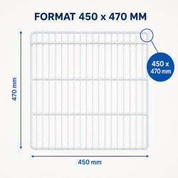 Clayette 450x470 mm Neigiamo šaldymo spinta 200 L
