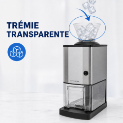Elektrinis ledo trupintuvas 12 kg/h 60 W nerūdijantis plienas