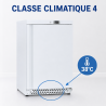 Mini neigiama šaldymo spinta 170 L -18°C balta