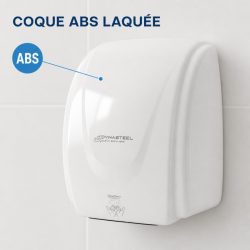 Profesionalus rankų džiovintuvas 2100 W ABS baltas — Džiovinimas 30 s