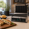 Grill Panini Pro 2200 W Rainuré 340x220 mm Inox