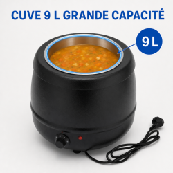 Soupière Électrique Pro 9 L 400 W — Termostatas 30-80 °C