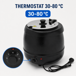 Soupière Électrique Pro 9 L 400 W — Termostatas 30-80 °C
