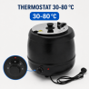 Soupière Électrique Pro 9 L 400 W — Thermostat 30-80 °C