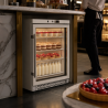 Mini šaldymo spinta su stiklinėmis durimis 170 L 0/+8 °C - Dynasteel