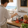 Coupe-Tomates Professionnel Inox — Trancheur Manuel
