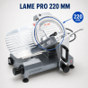 Profesionali kumpio pjaustyklė 220 mm 120 W su gravitacija