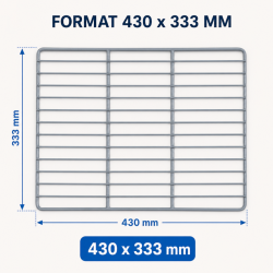 Grotelės šaldomam stalui 430 x 333 mm