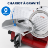 Gravitacinė kumpio pjaustyklė 250 mm 150 W aliuminis
