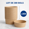 Bol à Salade Kraft 500 ml Ø 150 mm — Lot de 300