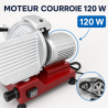Gravitacinė kumpio pjaustyklė Ø 220 mm 120 W Raudona