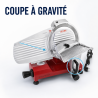 Gravitacinė kumpio pjaustyklė Ø 220 mm 120 W Raudona