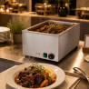 Bain-Marie Professionnel GN 1/1 20 L 1200 W Nerūdijantis plienas