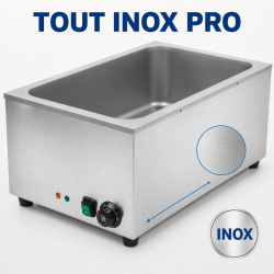Bain-Marie Professionnel GN 1/1 20 L 1200 W Nerūdijantis plienas