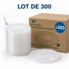 Couvercle PET Ø 165 mm pour Bol Salade 1300 ml - x300