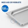 Bac Gastro GN 1/3 Inox 20 mm - Suderinamas su indaplove