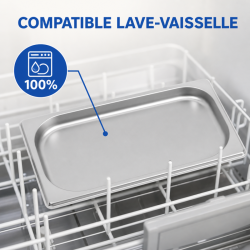 Bac Gastro GN 1/3 Inox 20 mm - Suderinamas su indaplove