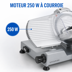 Profesionali 300 mm 250 W gravitacinė kumpio pjaustyklė