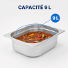 Bac Gastro GN 2/3 Inox 9 L - Gylis 100 mm