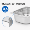 Bac Gastro GN 2/3 Inox 9 L - Gylis 100 mm