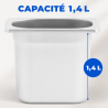 Bac Gastro GN 1/9 Nerūdijantis plienas - Gylis 150 mm - 1,4 L