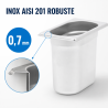 Bac Gastro GN 1/9 Nerūdijantis plienas - Gylis 150 mm - 1,4 L