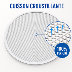 Perforuota picos plokštė Ø 350 mm Aliuminis — Pro
