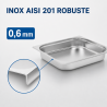 Bac Gastro GN 2/3 Nerūdijantis plienas 65 mm 5,5 L — Bac Gastronorme Pro