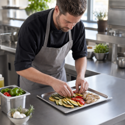 Gastro GN 2/3 Stainless Steel Pan — Depth 20 mm, 1.35 L